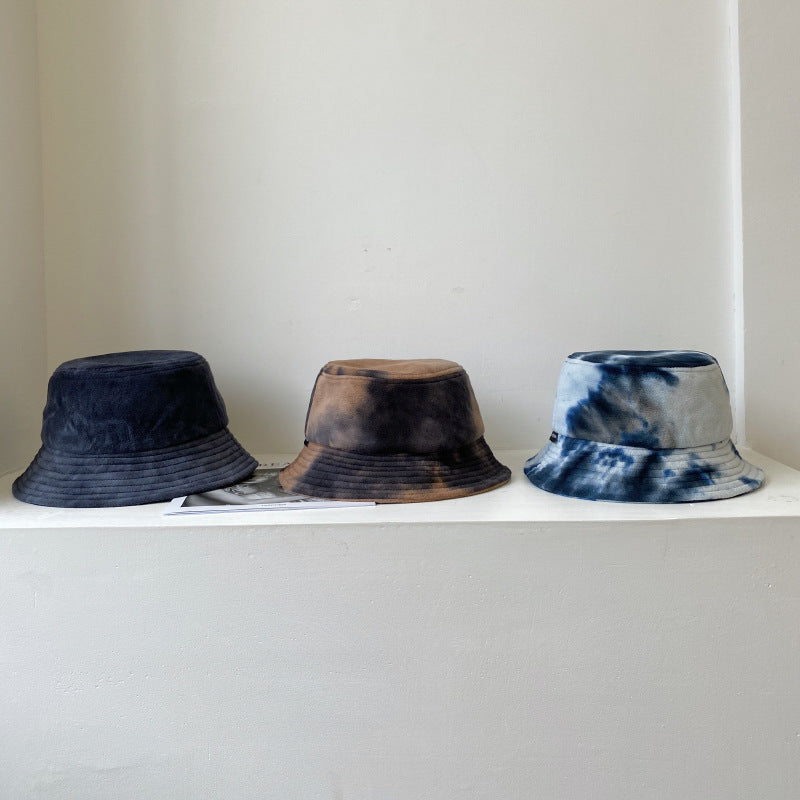 Wholesale Tie Dye Plush Bucket Hat